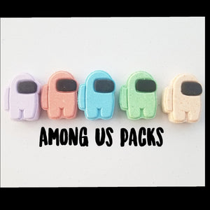 AMONG US Bath Bombs 4 Pack