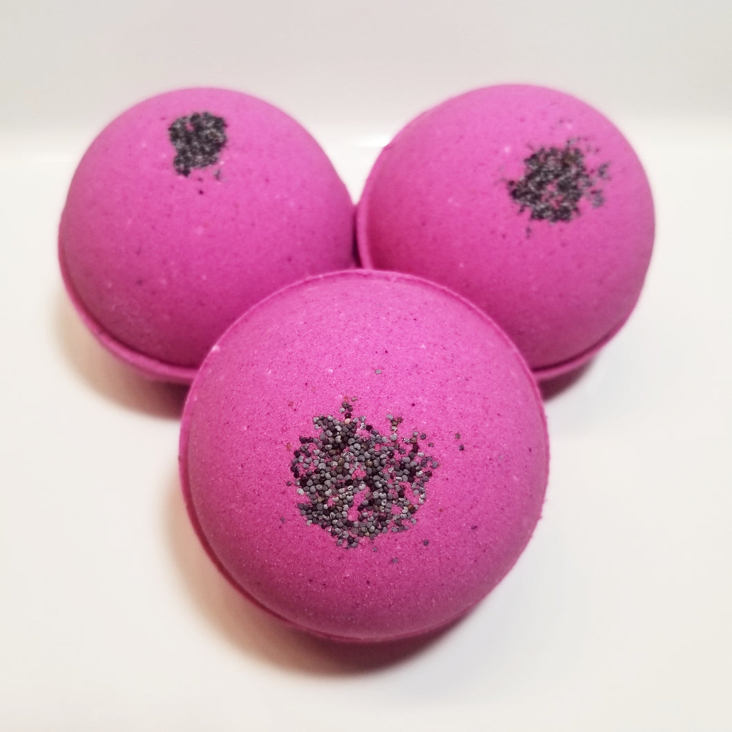 Dragonfruit & Blueberries Bath Bomb